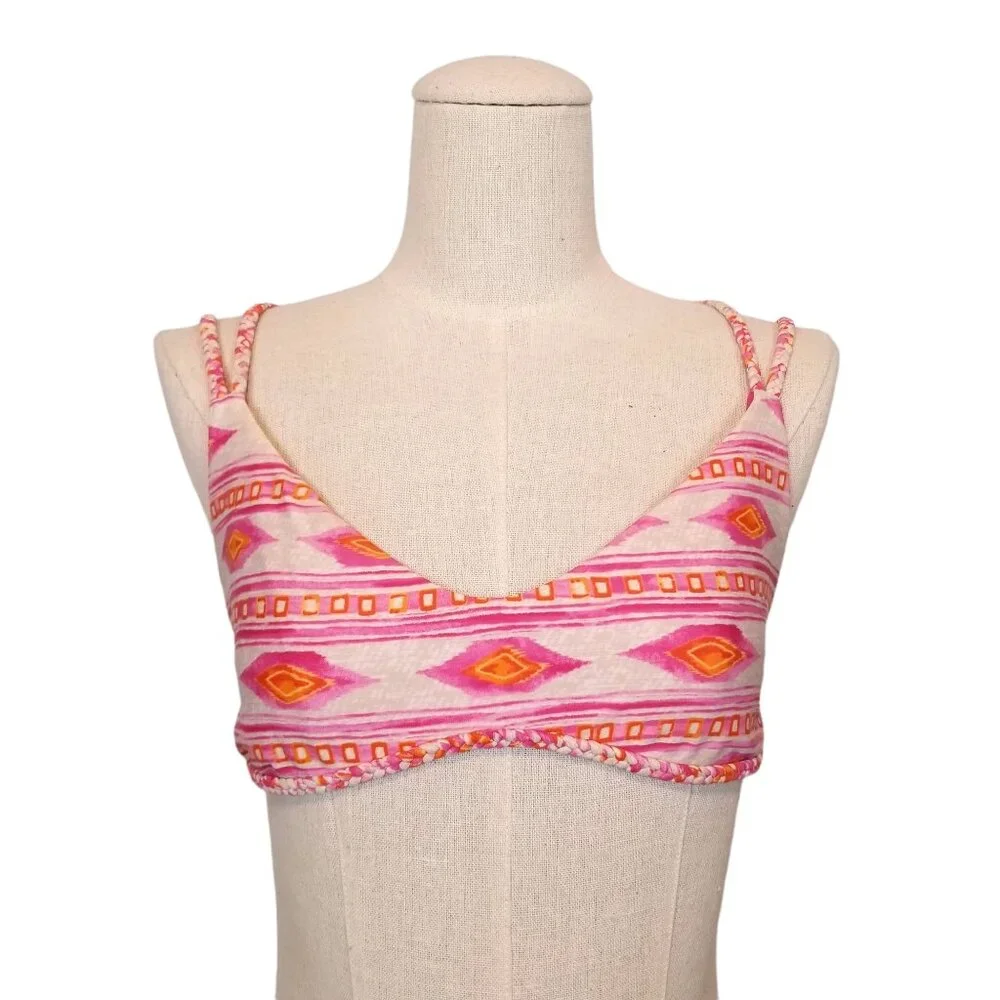 Frankies Bikinis Kaia Set Sherbet Pink Sz Large